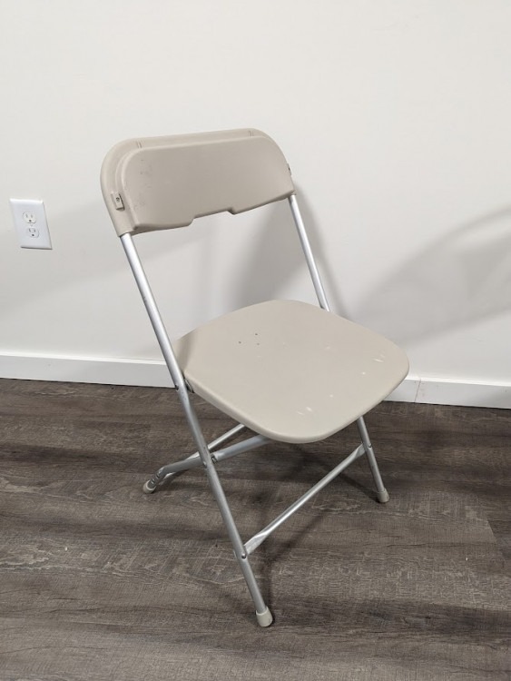 Tan Folding Chair