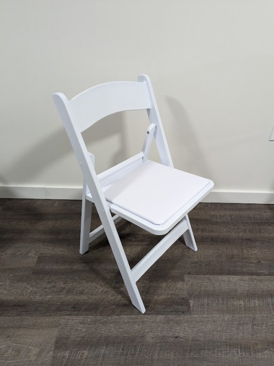 White Padded Chair
